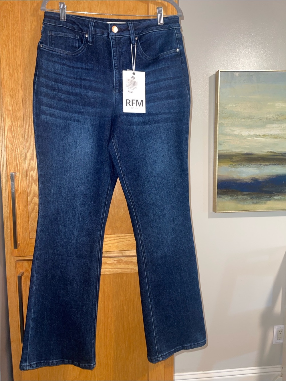 RFM Los Angeles Size 32 MIA High Rise‎ Tummy Control Classic Bootcut Jeans